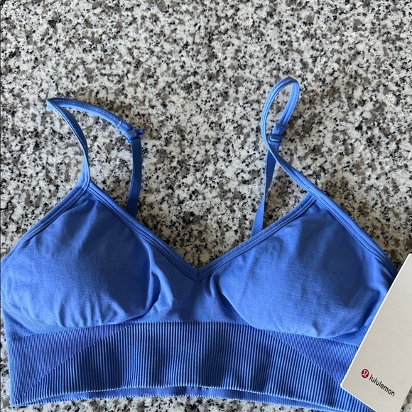 lululemon athletica Other - lululemon athletica Vibrant Blue Ebb to Street Bra